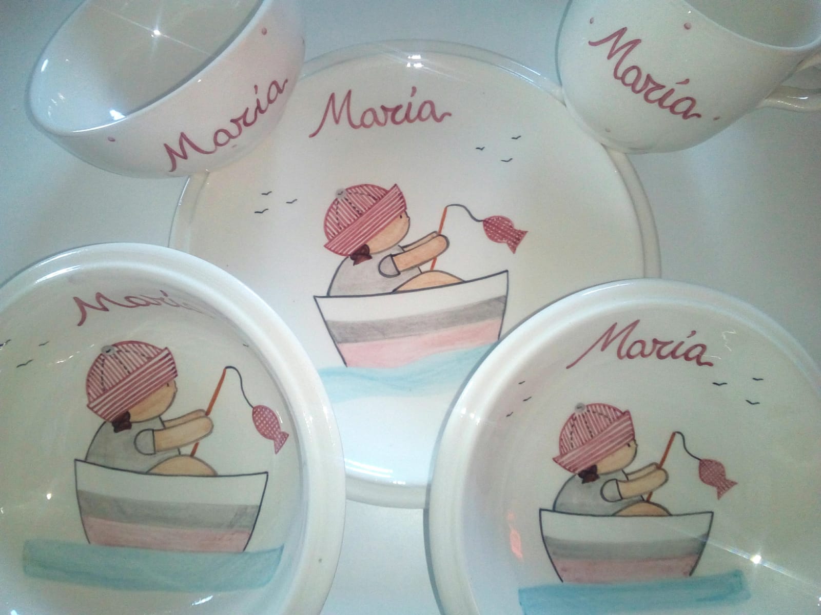 Vajilla infantil discount porcelana personalizada